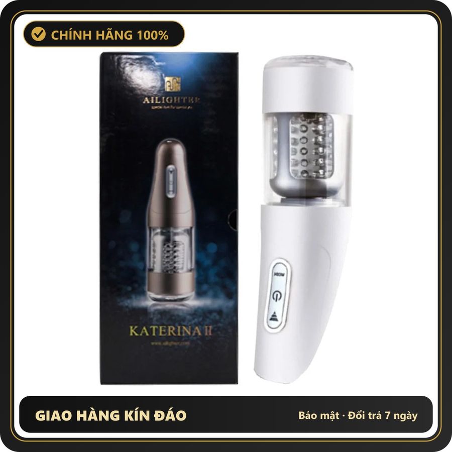 (Che Tên) Âm Đạo Giả Cốc Tự Động Katerina II Ailighter 611119 Hỗ Trợ 24/7