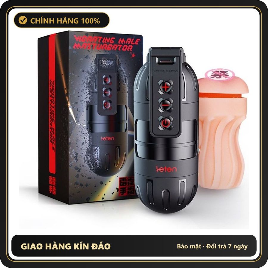 (Che Tên) Âm Đạo Giả Leten Vibro Công Nghệ Rung và Kết Nối App - Hàng Mới Về
