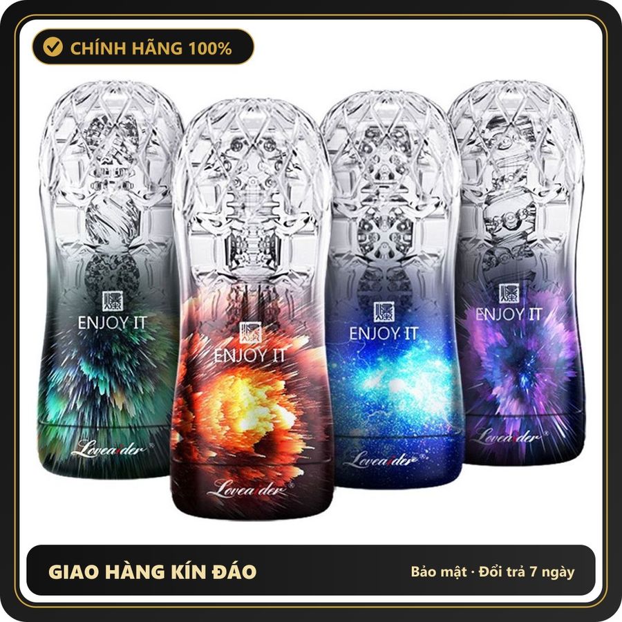 (Che Tên) Âm Đạo Giả Loveaider Enjoy It Dạng Cốc Trong Suốt Chính Hãng 614576 Chuẩn Auth