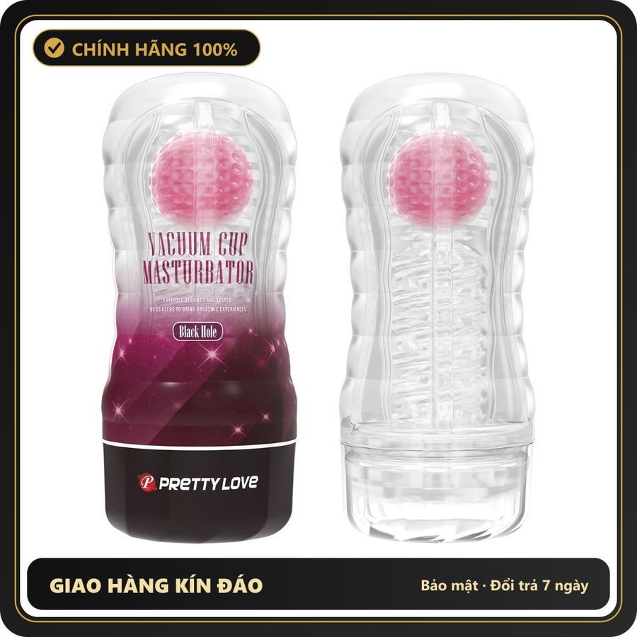 (Che Tên) Cốc Âm Đạo Giả Pretty Love Cầm Tay Size Du Lịch 615129 Hỗ Trợ 24/7
