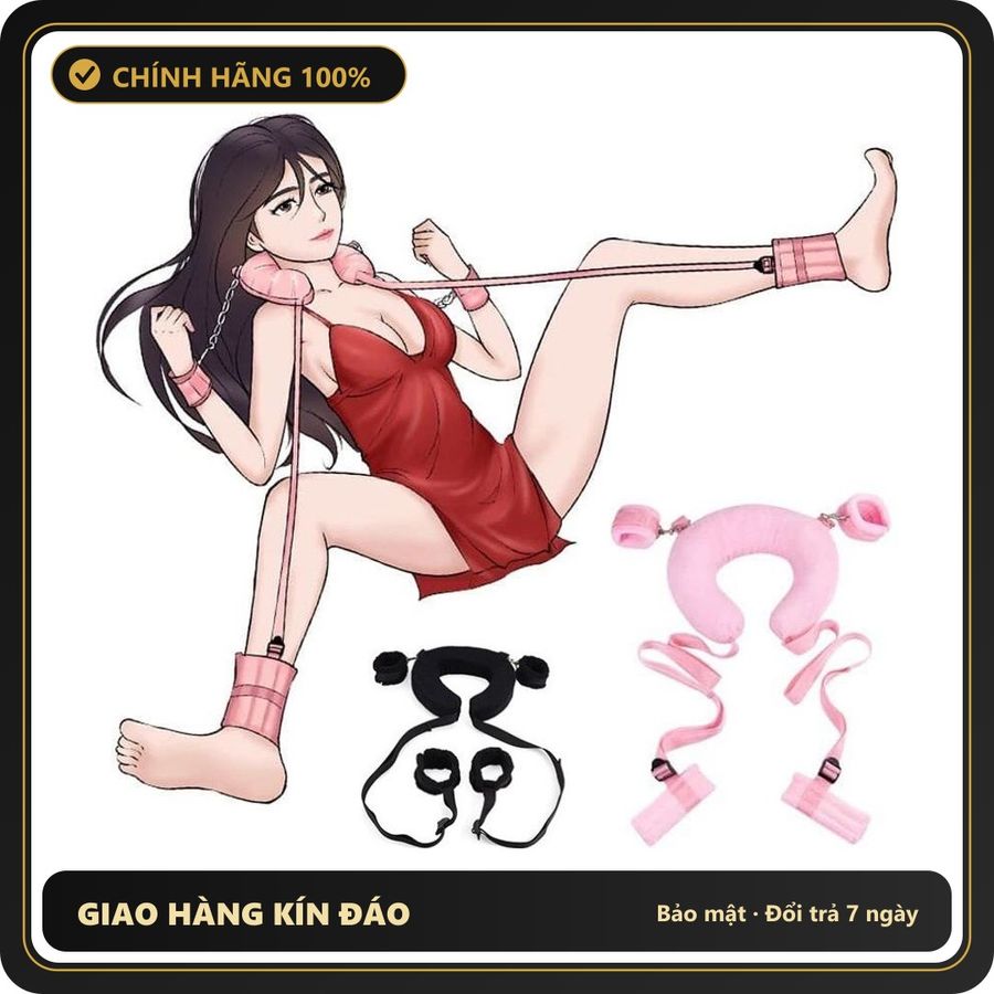 (Che Tên) Gối Khóa Tay Chân Có Đệm Lót 622418 Chuẩn Auth