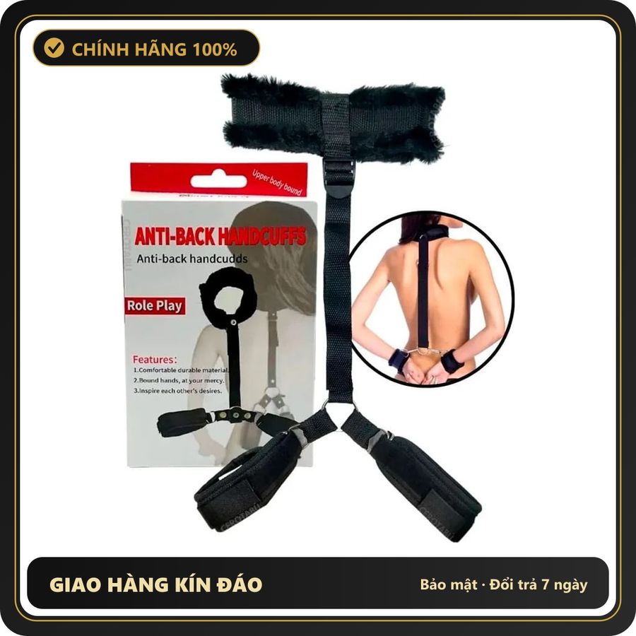 (Che Tên) BDSM Còng Cổ Còng Tay Bondage Belt Bảo Mật Tuyệt Đối