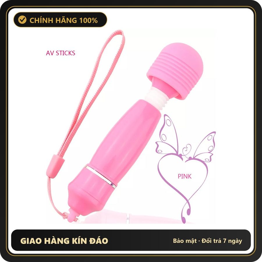 (Che Tên) Máy Rung Vùng Kín Mini Dành Cho Nữ Wand Extreme 625016 Bảo Mật Tuyệt Đối