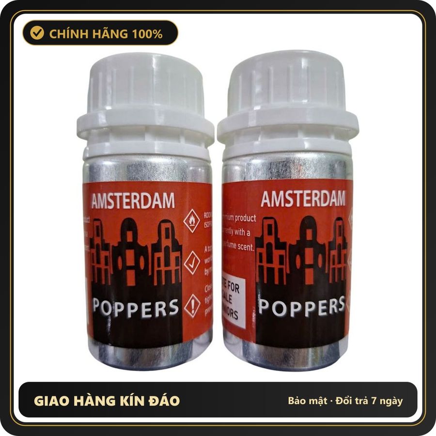 (Che Tên) Popper Khô Amsterdam USA Chính Hãng Bảo Mật Tuyệt Đối