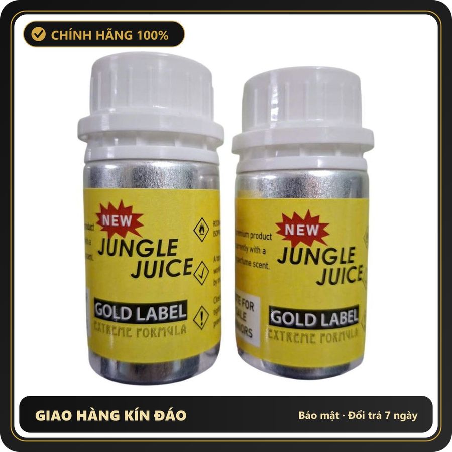 (Che Tên) Popper Khô Jungle Juice Gold Label USA Chính Hãng Cao Cấp Bảo Đảm