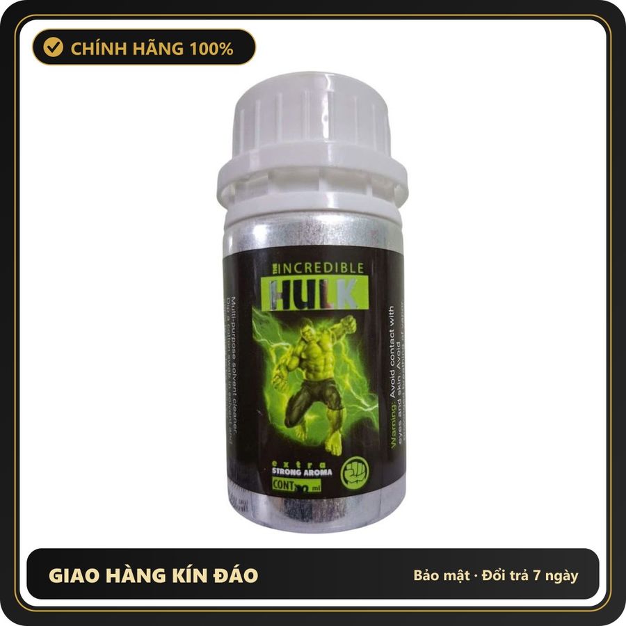 (Che Tên) Popper Khô The Incredible Hulk USA Chính Hãng - Hàng Mới Về