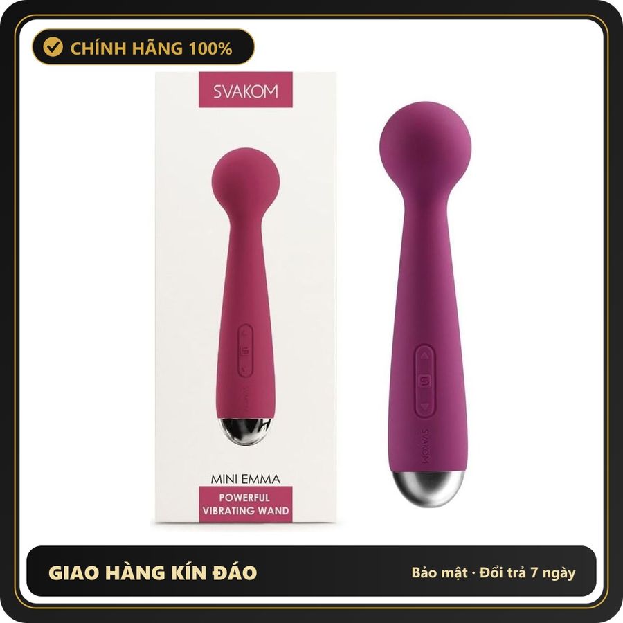 (Che Tên) Svakom Mini Emma Chày Rung Massage Điểm G 627129 Cao Cấp Bảo Đảm