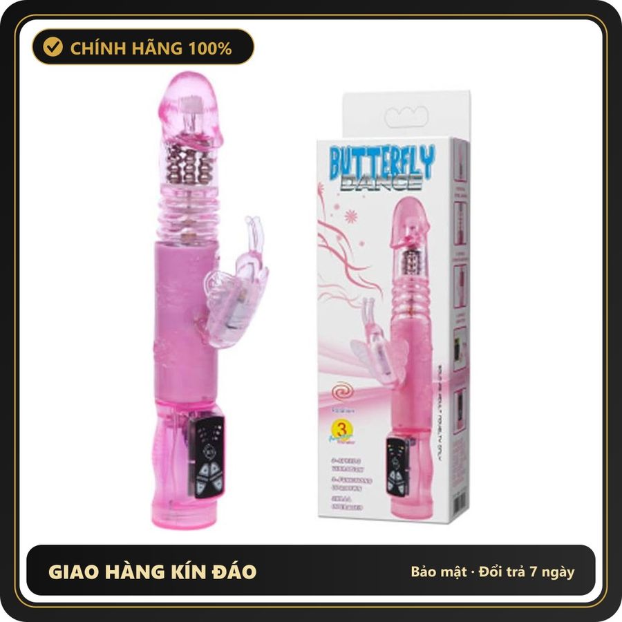 (Che Tên) Dương Vật Giả Butterfly Dance Sự Lựa Chọn Hoàn Hảo Cho Cuộc Sống thân mật 630145 Chuẩn Auth