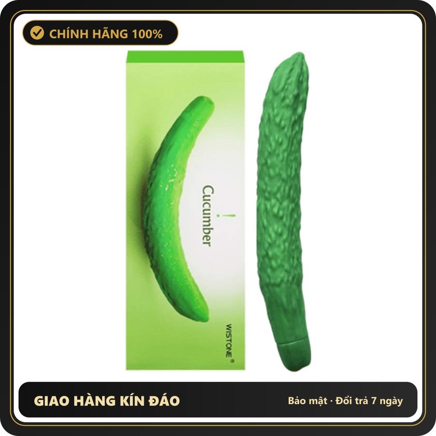 (Che Tên) Máy Massa Kích Thích Wiston Cucumber 631226 Hộp Trắng Kín