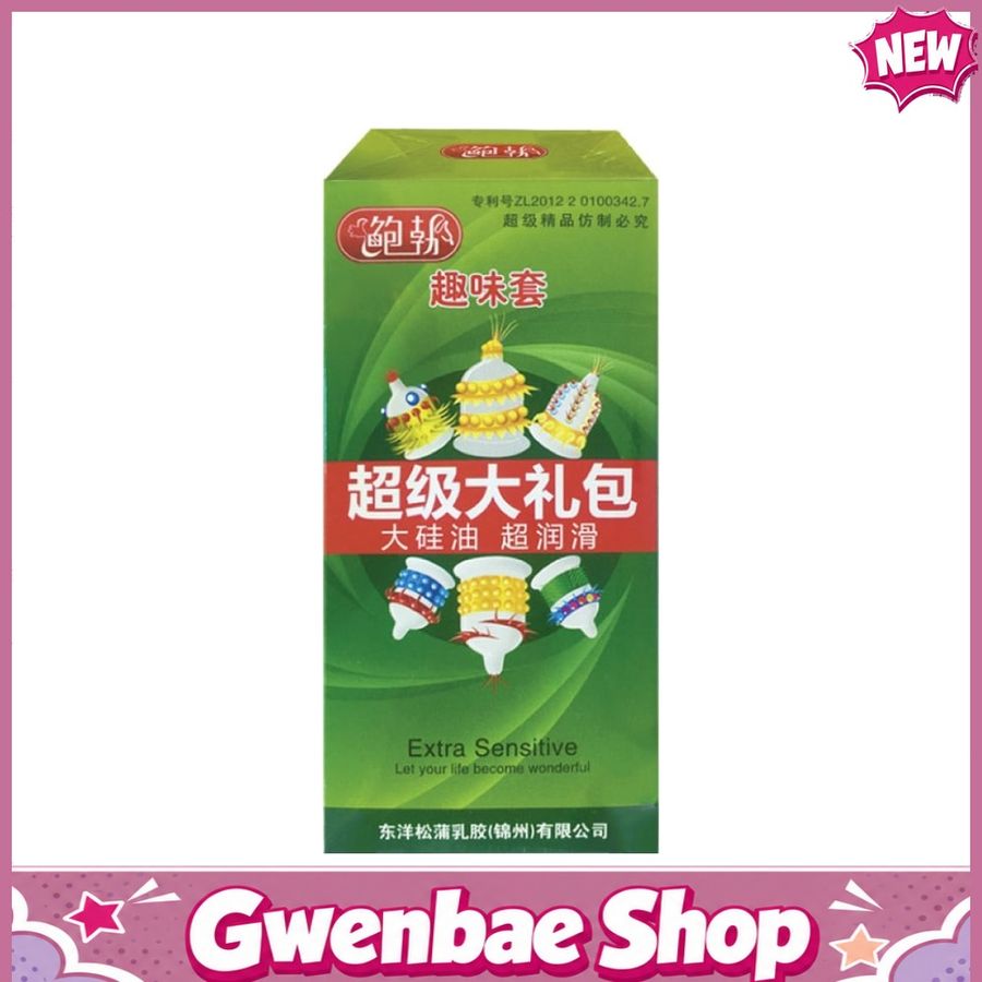 Bao cao su gai lớn Runbo - Hộp 6 cái - Gwen Shop Chính Hãng