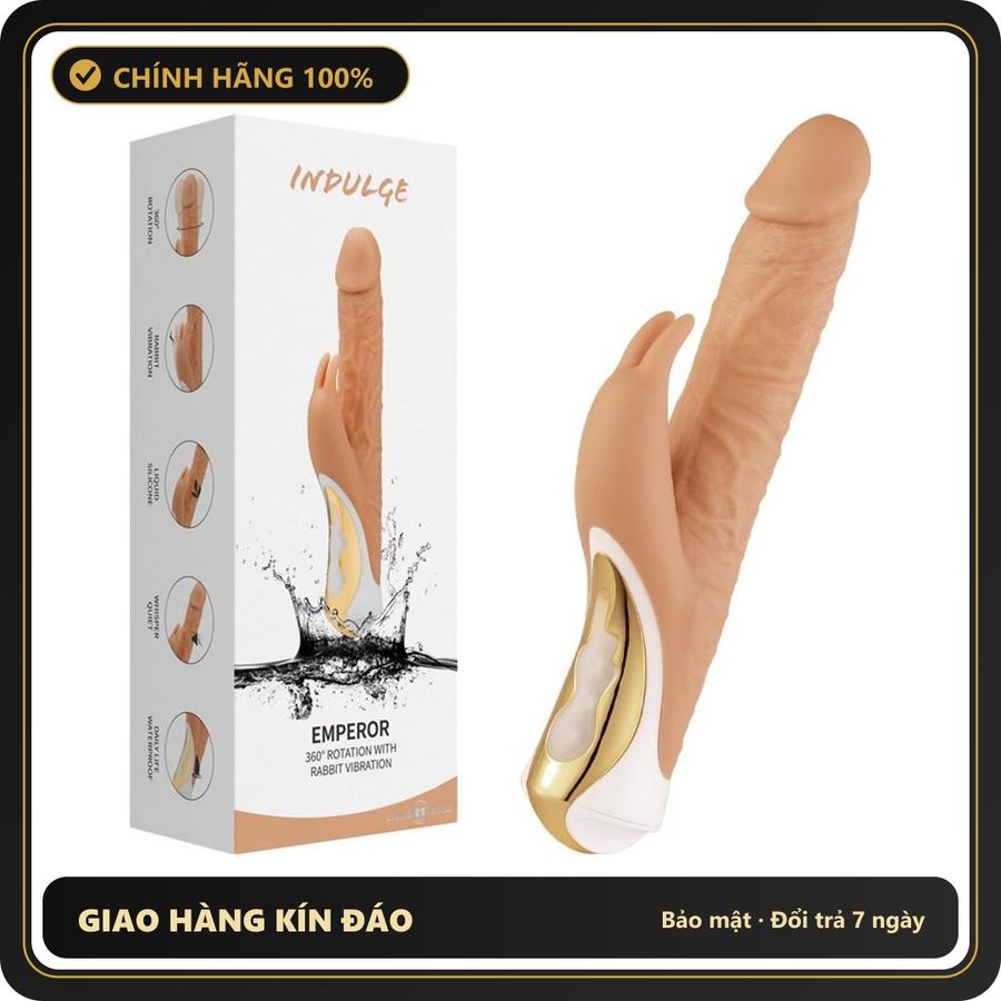 (Che Tên) Dương Vật Giả Indulge Emperor Cầm Tay RRungg Ngoáy 360 Độ 10 Chế Độ Rung Giao Nhanh Toàn Quốc