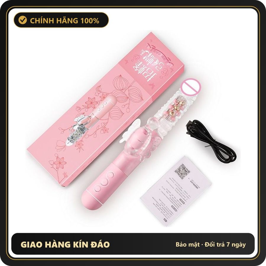 (Che Tên) Dương Vật Giả Cầm Tay MizzZee 12 Chế Độ Rung Xoay Thò Thụt 633425 - Hàng Mới Về
