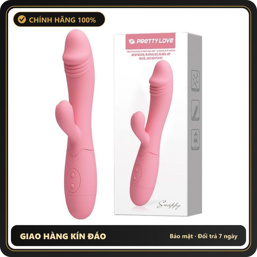 (Che Tên) Dương Vật Giả Pretty Love Snappy Sạc 638933 Bảo Mật Tuyệt Đối