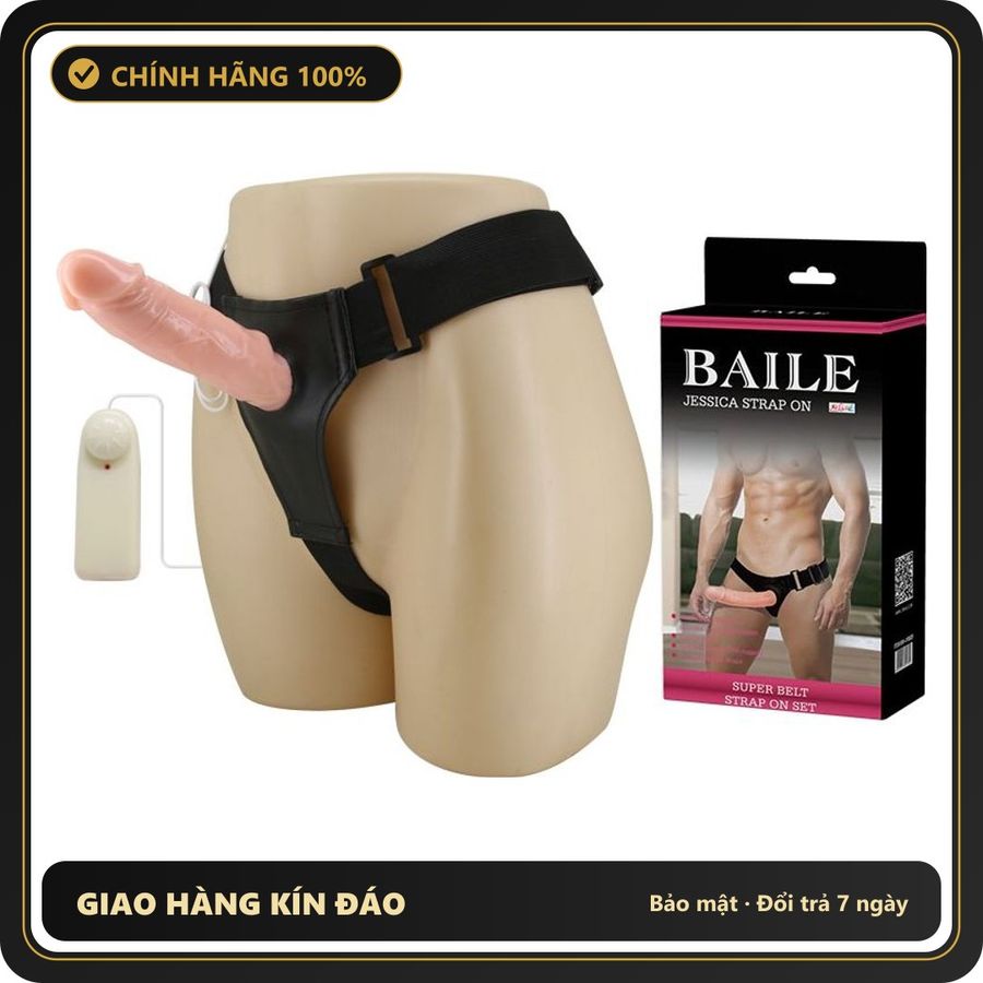 (Che Tên) Dương Vật Giả Có Dây Đeo Baile Cho Cặp Đôi Rung Giá Rẻ Chuẩn Auth