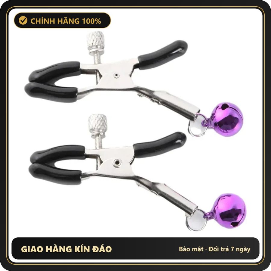 (Che Tên) Dụng Cụ Kẹp Ngực – Đồ chơi BDSM Khiến Cuộc Yêu Thêm Mãnh Liệt 643426 Cao Cấp Bảo Đảm
