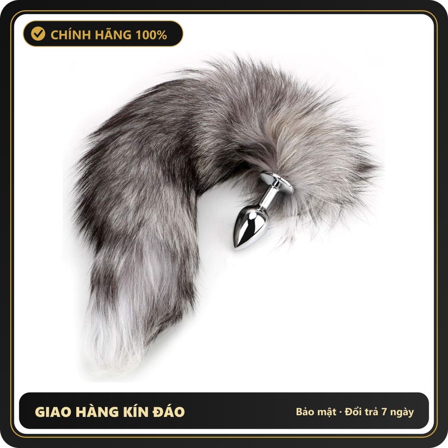 (Che Tên) Đuôi Cáo Inox Hóa Trang Hồ Ly Chinh Phục Đối Tác 645698 Hộp Trắng Kín
