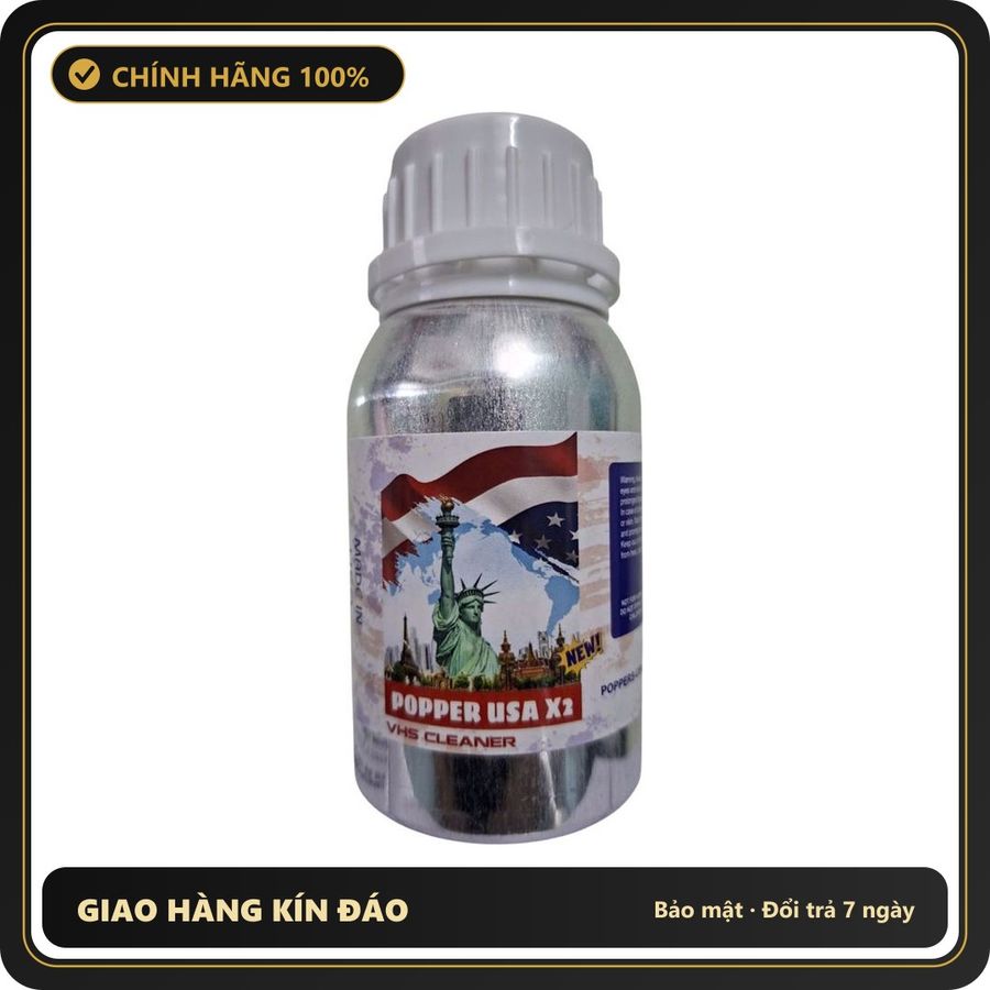 (Che Tên) Popper Khô Siêu Mạnh USA X2 Giao Nhanh Toàn Quốc
