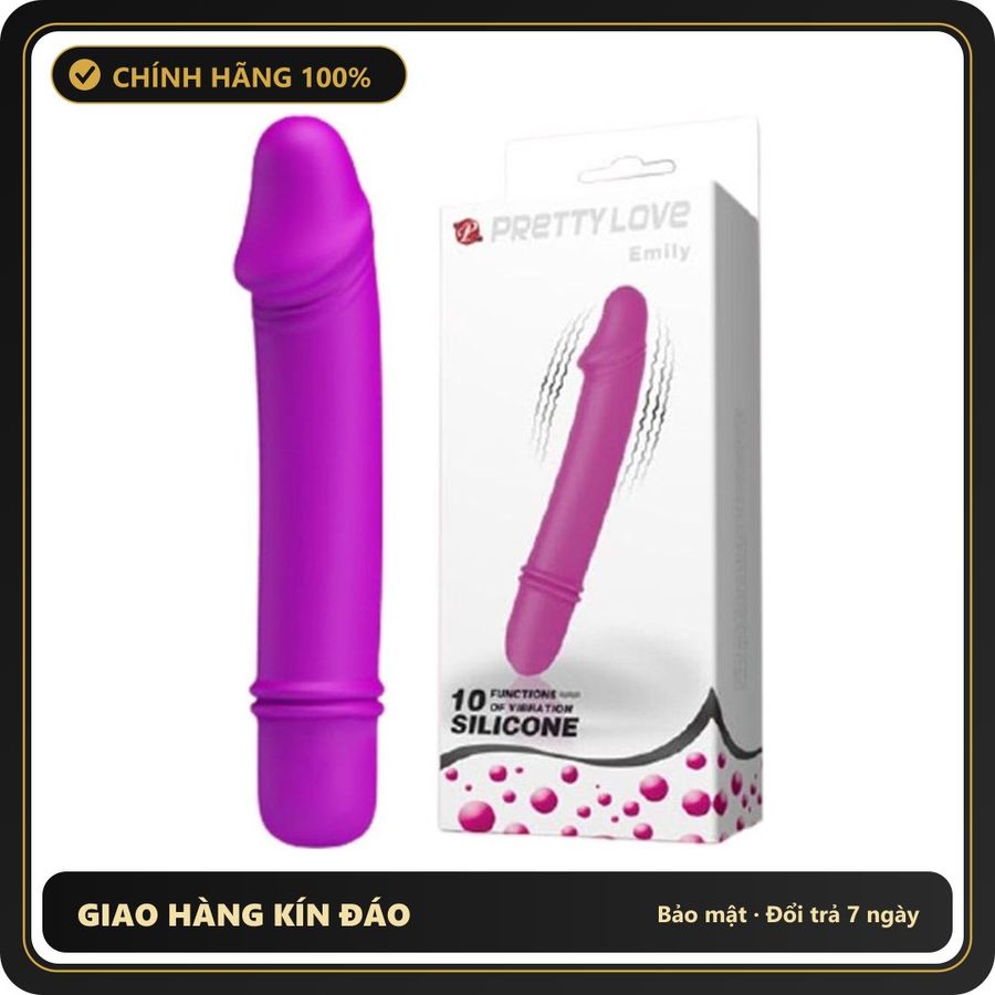 (Che Tên) Máy Massa Kích Thích Pretty Love Mini Emily 649225 Cao Cấp Bảo Đảm