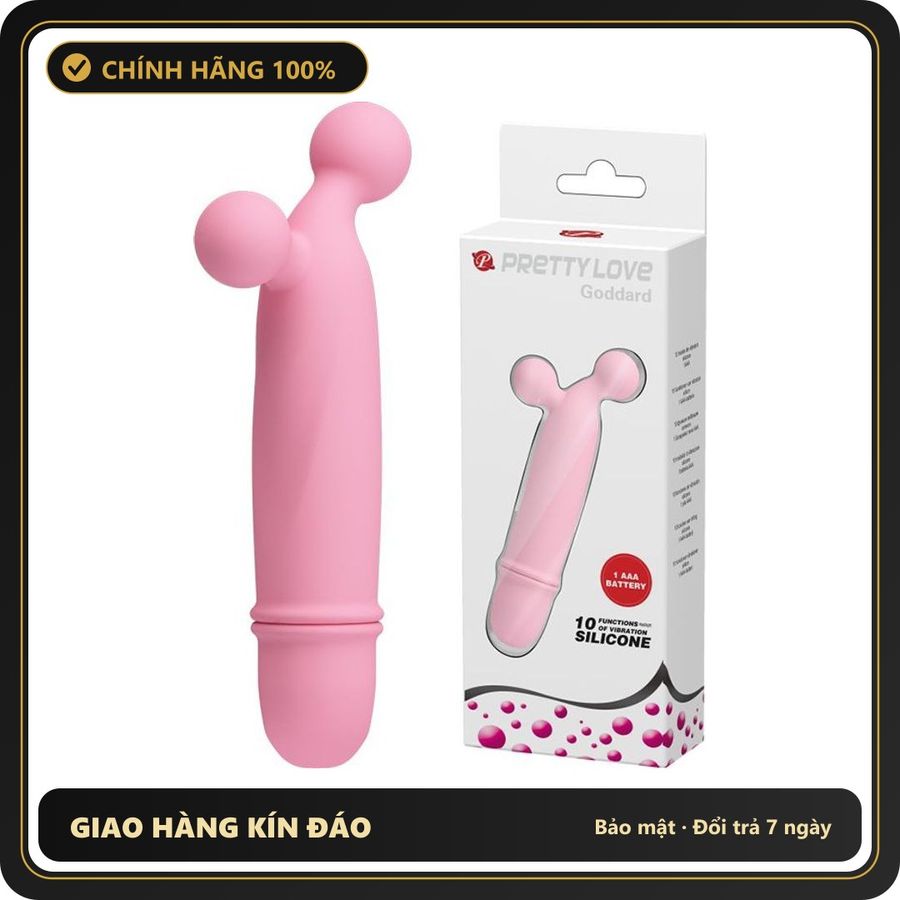 (Che Tên) Trứng Rung Pretty Love Goddard 10 Chế Độ Rung 649226 Cao Cấp Bảo Đảm