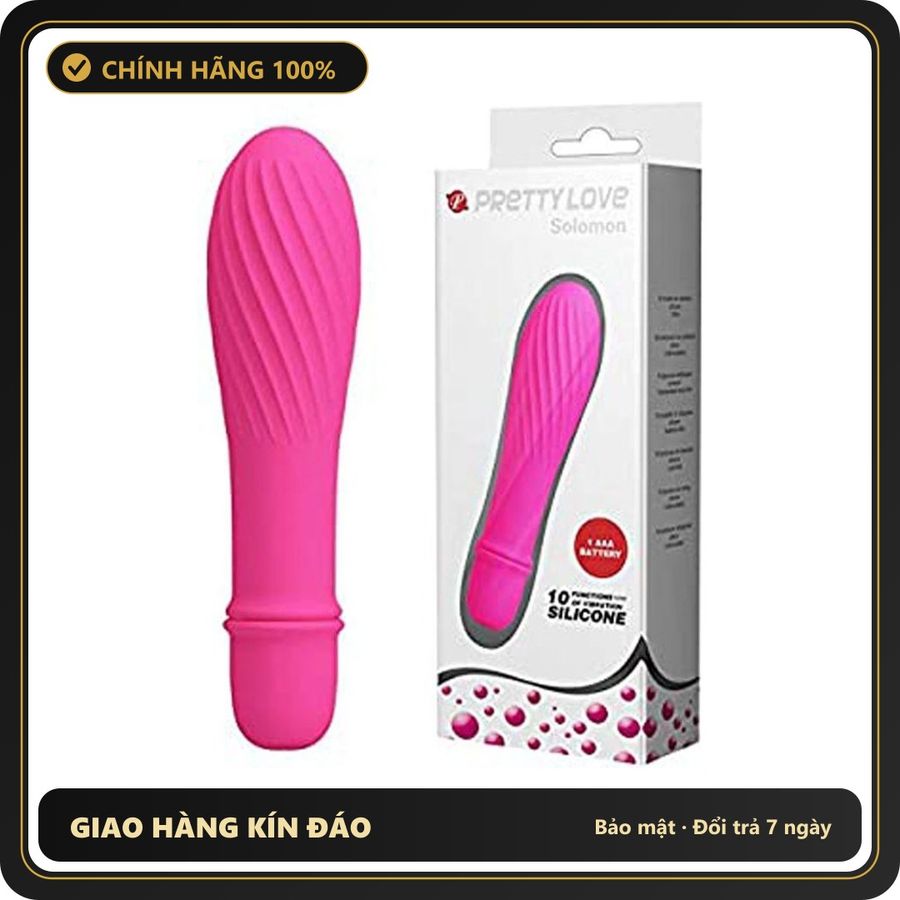 (Che Tên) Máy Massa Kích Thích Chính Hãng Mini Solomon 649227 Cao Cấp Bảo Đảm