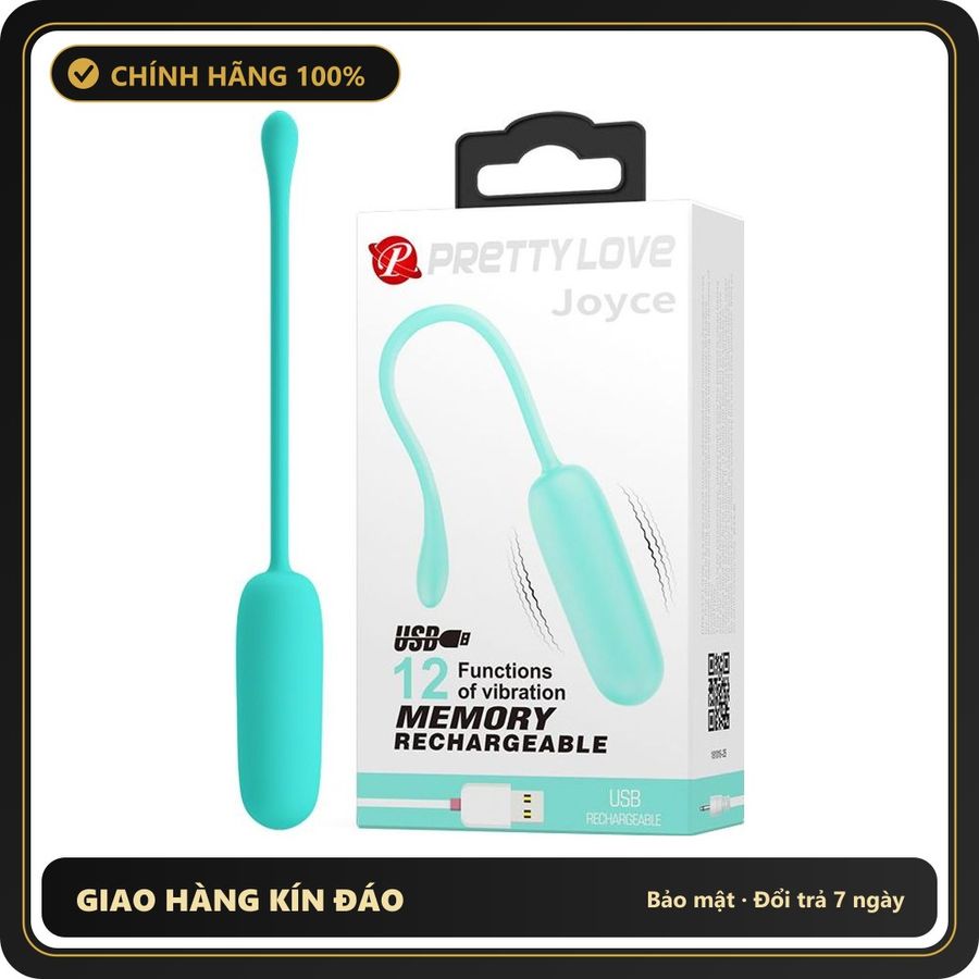 (Che Tên) Trứng Rung Mini Không Dây 12 Chế Độ Pretty Love Joyce 650220 - Hàng Mới Về