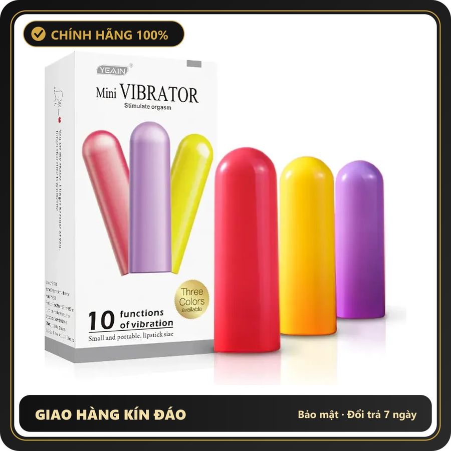 (Che Tên) Trứng Rung Mini YEAIN Kích Thích Cực Khoái Hỗ Trợ 24/7