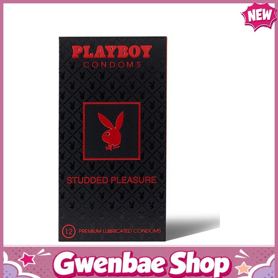 Playboy Studded Pleasure Bao cao su gân gai, nhiều gel - Gwen Shop Chính Hãng