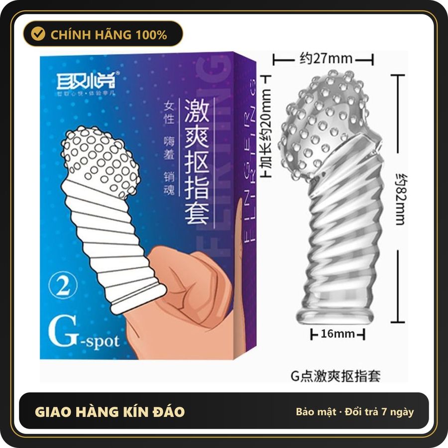 (Che Tên) Bao Cao Su Đôn Dên Ngón Tay Lala (Mẫu Số 7) 659908 - Hàng Mới Về