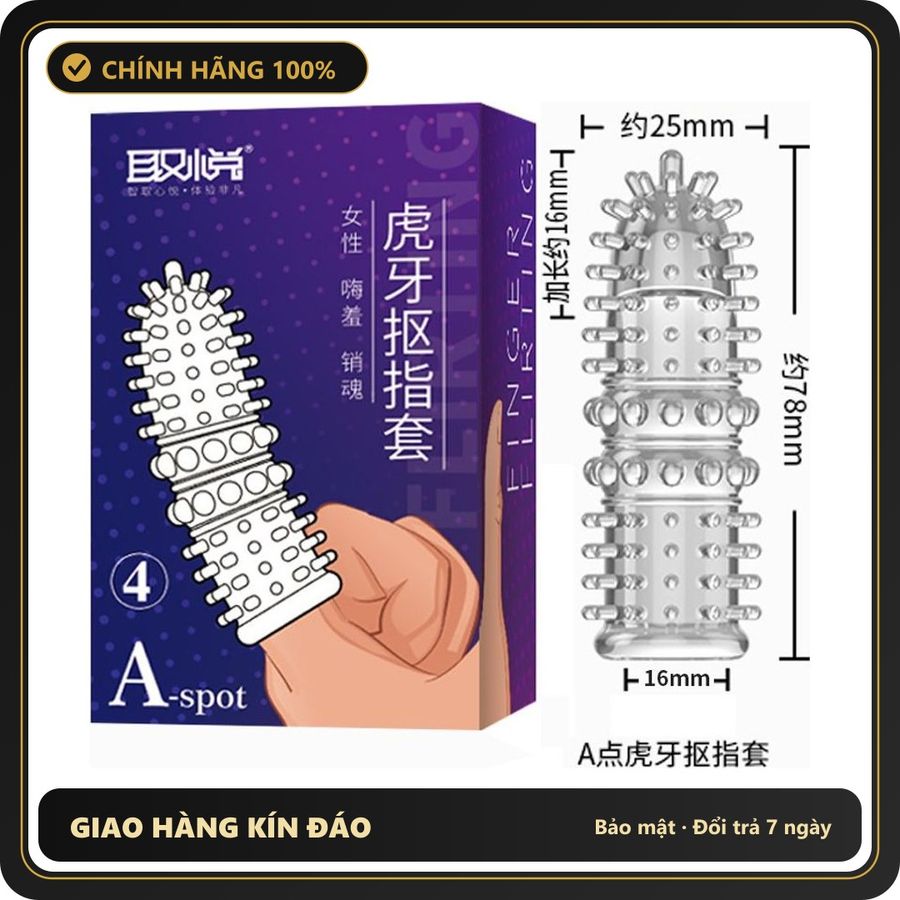 (Che Tên) Bao Cao Su Đôn Dên Ngón Tay Lala (Mẫu Số 5) 659911 Bảo Mật Tuyệt Đối