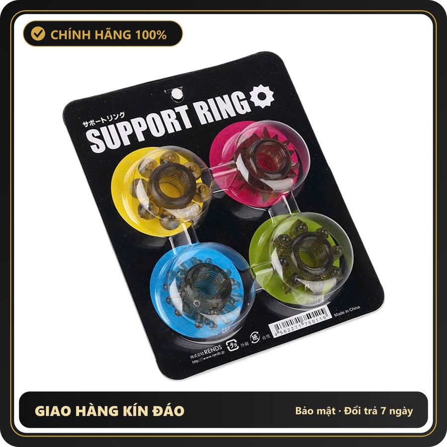 (Che Tên) Vòng Đeo Dương Vật Support Ring 4 Mẫu Bảo Mật Tuyệt Đối