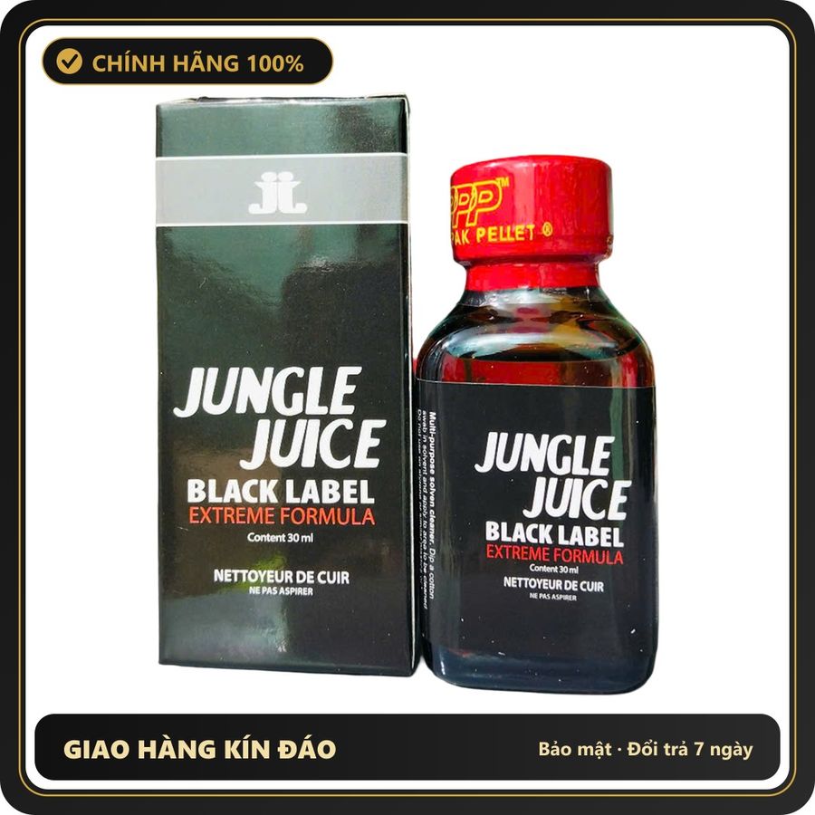 (Che Tên) Popper Jungle Juice Black Label 30ml Chính Hãng Giao Nhanh Toàn Quốc