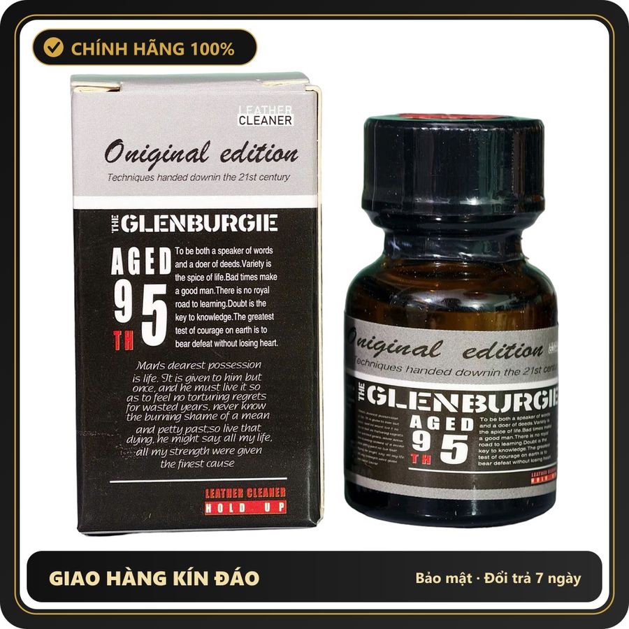 (Che Tên) Popper GLENBURGIE 95 Black 10ml Cao Cấp Bảo Đảm