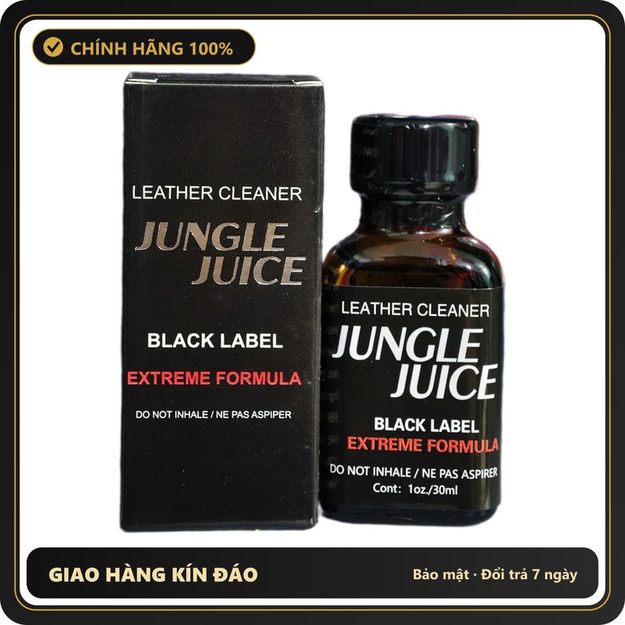 (Che Tên) Chai Hít Tăng Khoái Cảm Popper Jungle Juice Black Chai 30ml 737871 Giao Nhanh Toàn Quốc