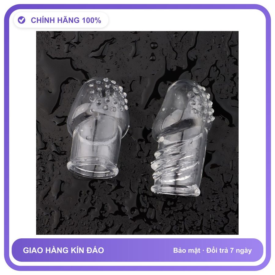 (Che Tên) Bao cao su đôn đầu bằng silicon dẻo Hỗ Trợ 24/7
