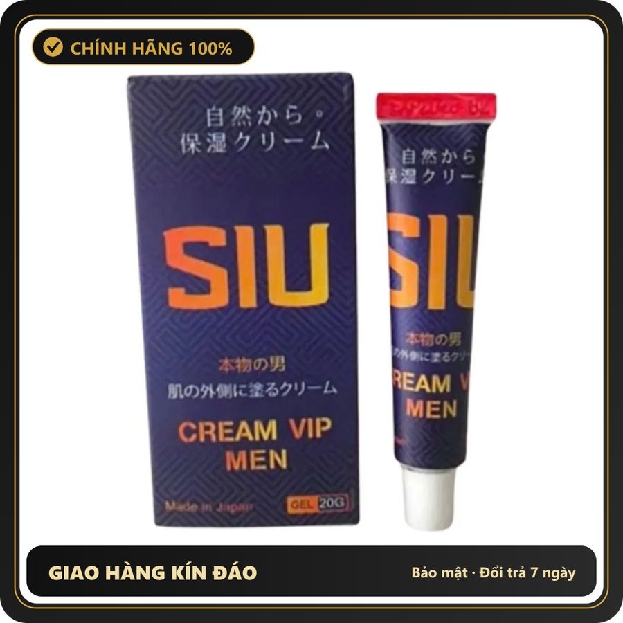 (Che Tên) Kem Siu Vip Nhật Bản 20g Kéo Dài Cuộc Yêu Japan Bảo Mật Tuyệt Đối