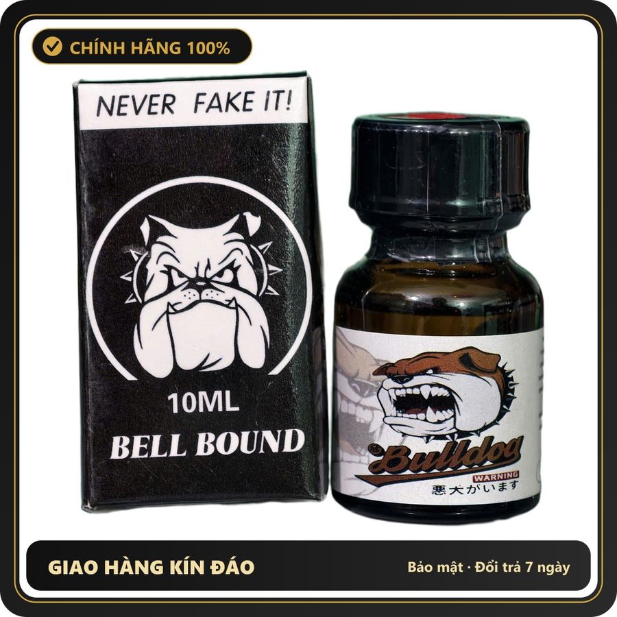 (Che Tên) Popper Bell Bound Never Fake It 10ml Hộp Trắng Kín