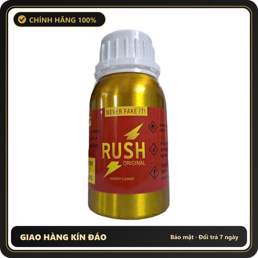 (Che Tên) Popper Khô Rush Original Red USA Siêu Mạnh Cao Cấp Bảo Đảm