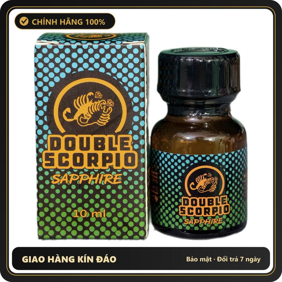 (Che Tên) Popper Double Scorpio Saphire Green Blue 10ml - Hàng Mới Về