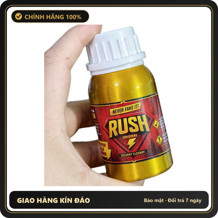 (Che Tên) Popper Khô Rush Original Never Fake It Siêu Mạnh USA - Hàng Mới Về