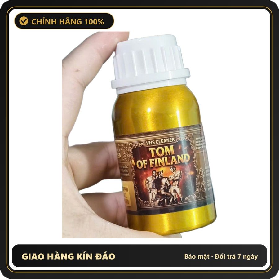 (Che Tên) Popper Khô VHS Cleaner Tom Of Finland Siêu Mạnh USA 748309 Hộp Trắng Kín