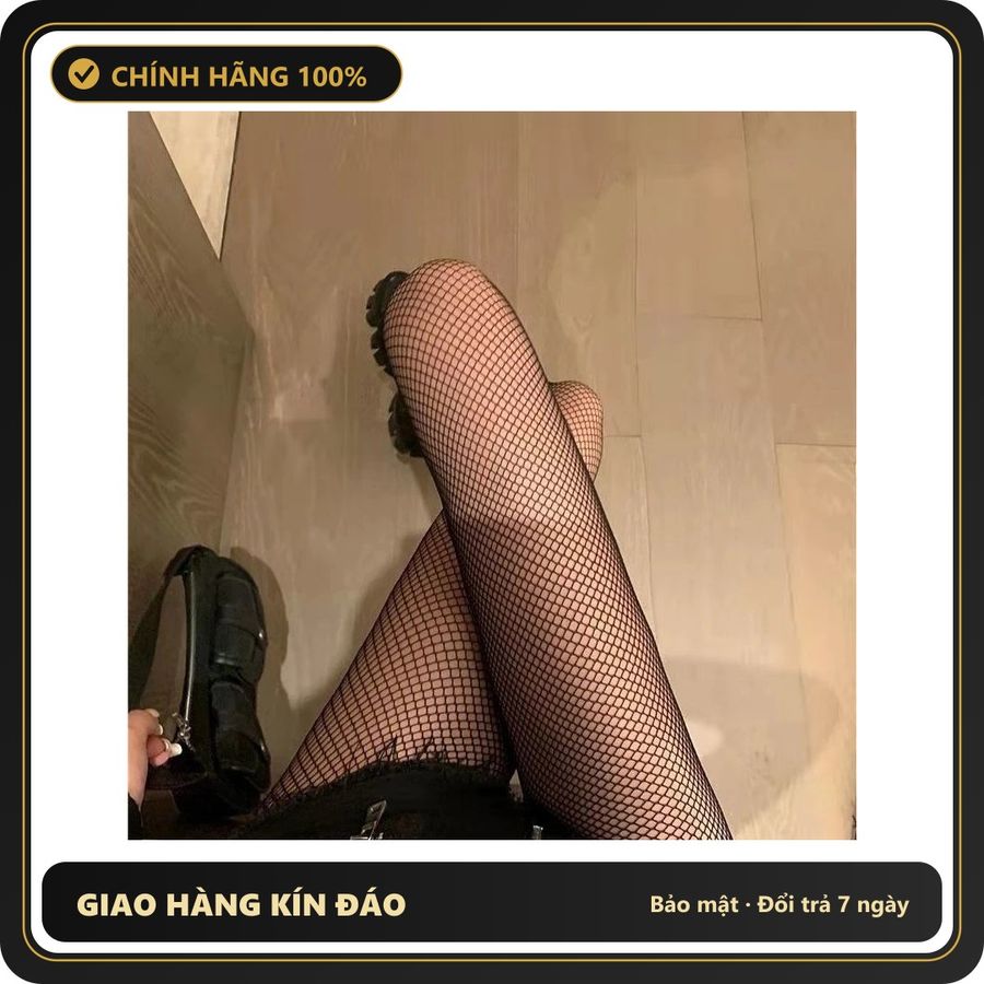 (Che Tên) Tất Đùi Lưới Và Lụa Cao Cấp Quần Tất Vớ Học Sinh Hàn Quốc Đáng Yêu Sexy Phối Cùng Trang Phục - Quần Tất Lưới Nhỏ Bảo Mật Tuyệt Đối