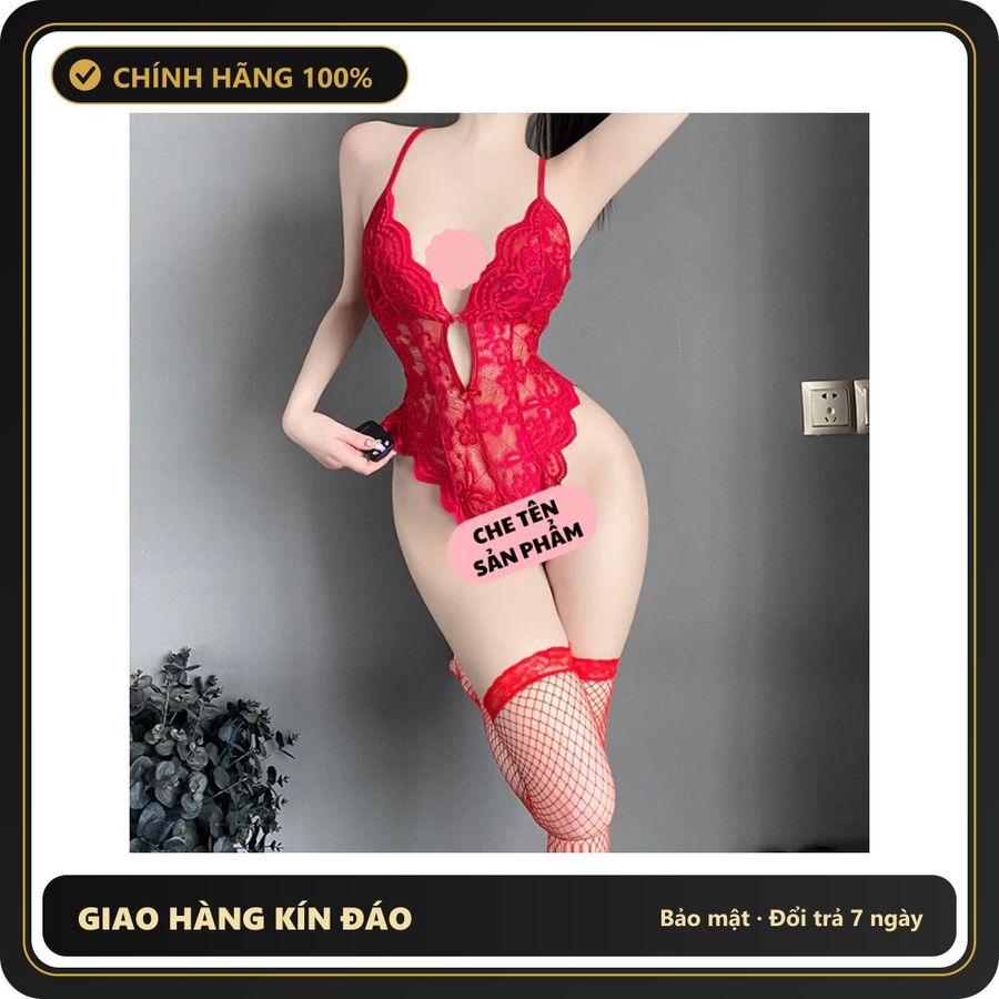(Che Tên) Bodysuit Ren Phối Nơ Sau Đáng Yêu Quyến Rũ Đồ Lót Liền Thân Xẻ V1 Gợi Cảm Tinh Tế - N509 Đỏ Giao Nhanh Toàn Quốc