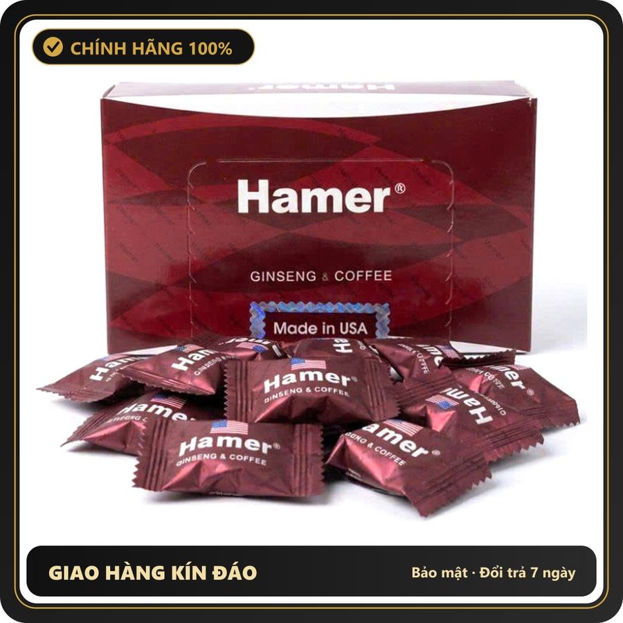 (Che Tên) Kẹo Sâm Hamer USA Chính Hãng Loại Mạnh Giao Nhanh Toàn Quốc