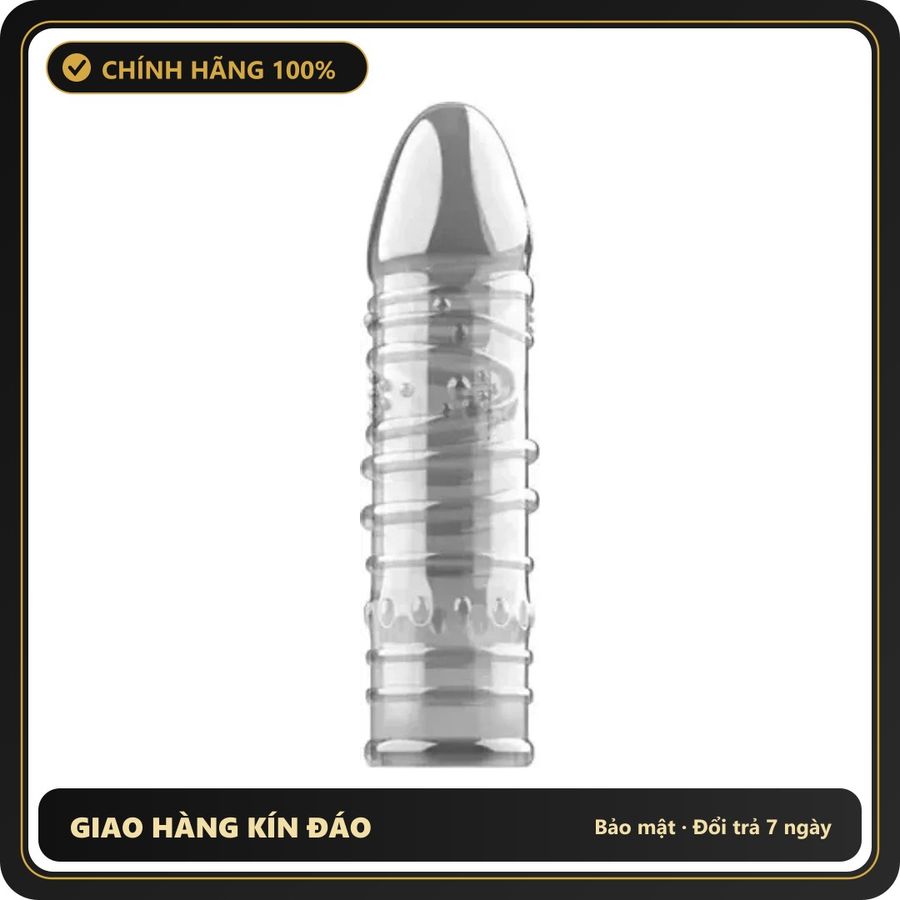 (Che Tên) Bao Cao Su Đôn Dên Gắn Rung Mini – Lên Đỉnh Cùng Nàng Meos Hộp Trắng Kín