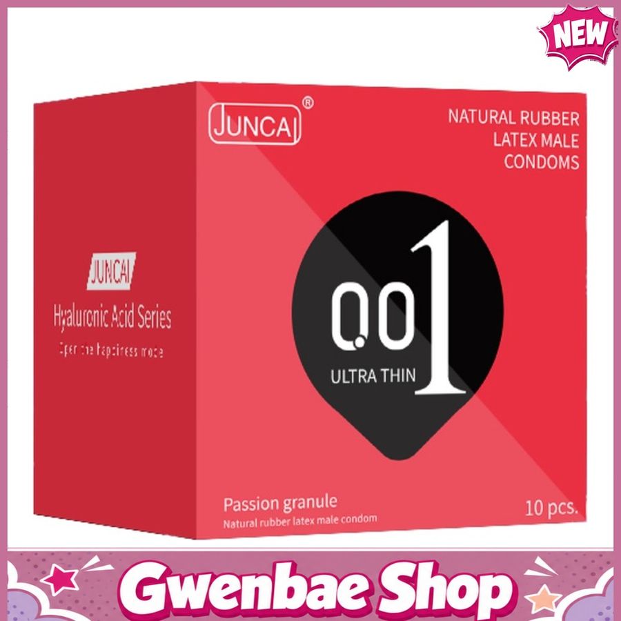 Bao cao su cấp siêu mỏng hương đào Juncai Passion Granule 001 - Gwen Shop Chính Hãng