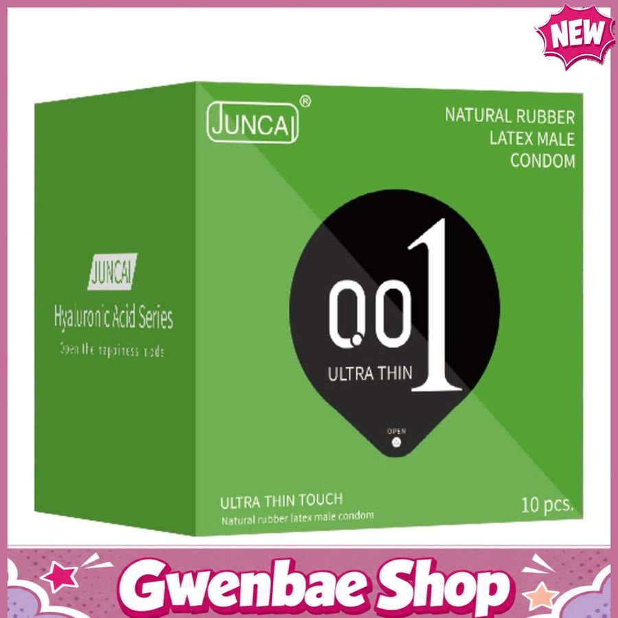 Bao cao su cấp siêu mỏng nha đam Juncai Ultra Thin Touch 001 - Gwen Shop Chính Hãng