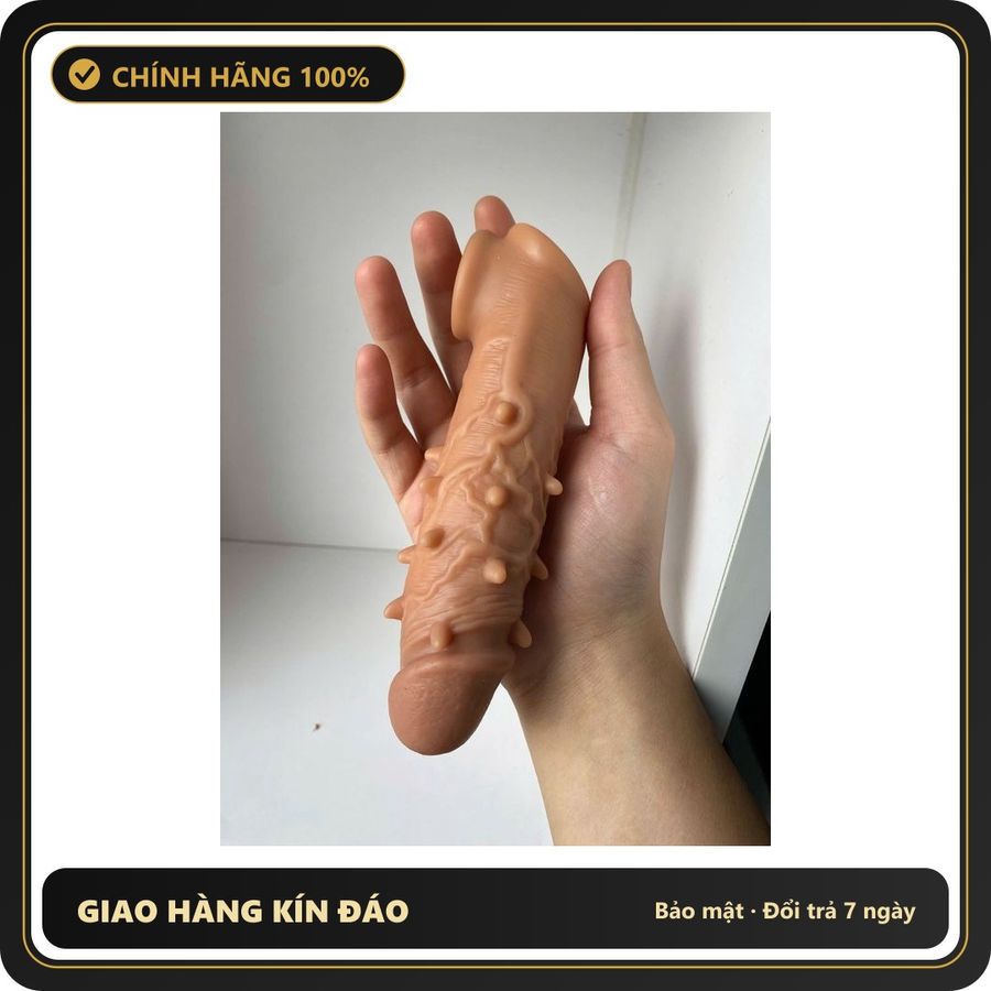 (Che Tên) Bao Cao Su silicon tăng kích cỡ 2cm Meos Giao Nhanh Toàn Quốc