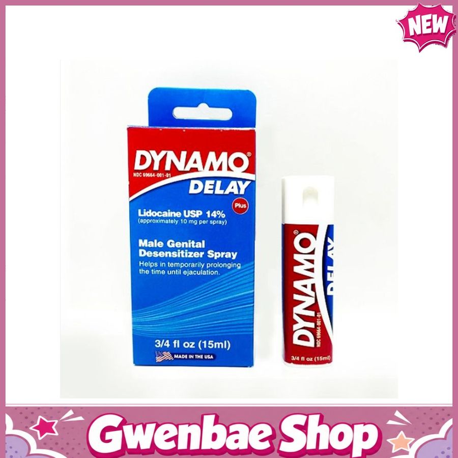 Chai Xịt Dynamo Delay 15ml Chính Hãng Mỹ - Gwen Shop Chính Hãng