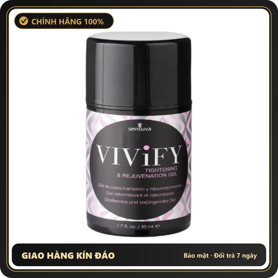 (Che Tên) Gel bô.i trơ.n Se Khít Vùng Kín Sensuva Vivify - Hàng Mới Về