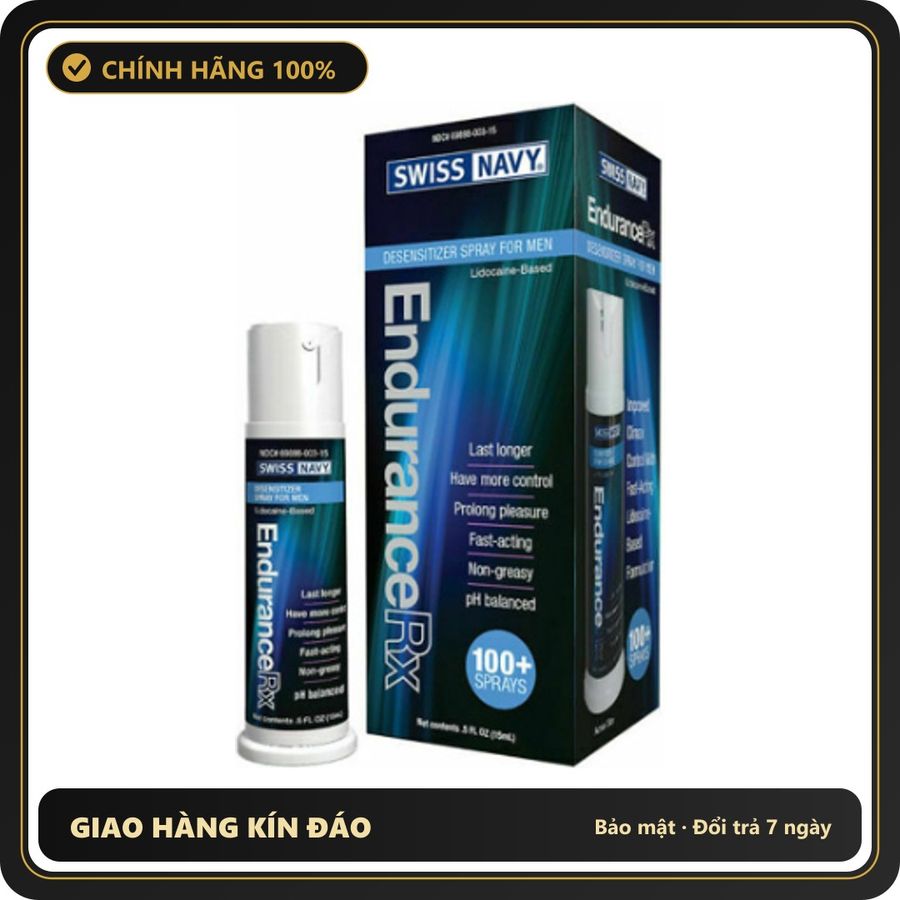 (Che Tên) Xịt Cao Cấp Swiss Navy Rx Của Mỹ Giao Nhanh Toàn Quốc